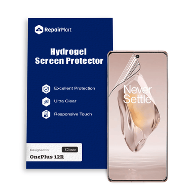 OnePlus 12R Compatible Premium Hydrogel Screen Protector With Full Coverage Ultra HD